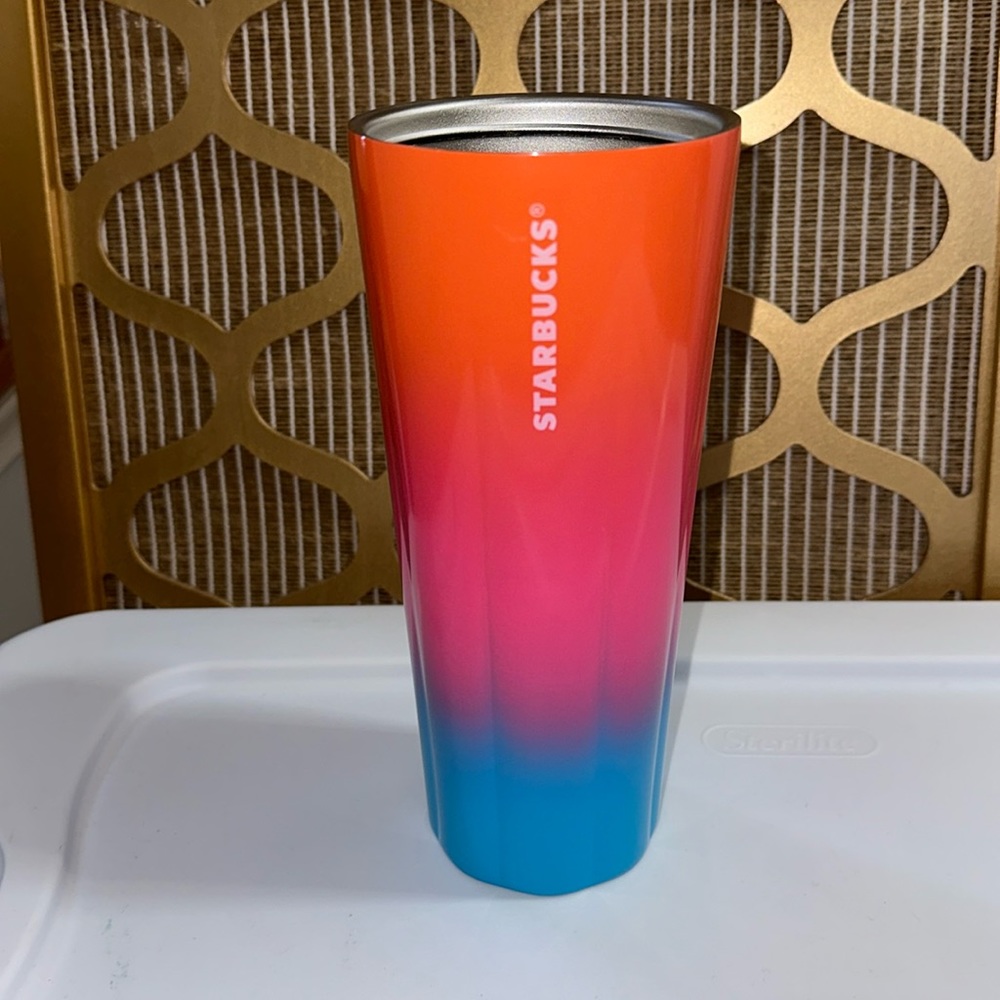 Starbucks Summer 2023 Gradient Sunset Cold Cup no lid/straw